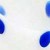 Glass 742/10 Blue Dots Bottom Milky White - 11 oz. Glassware with Blue Dots and Milky White Bottom (325 ml.)